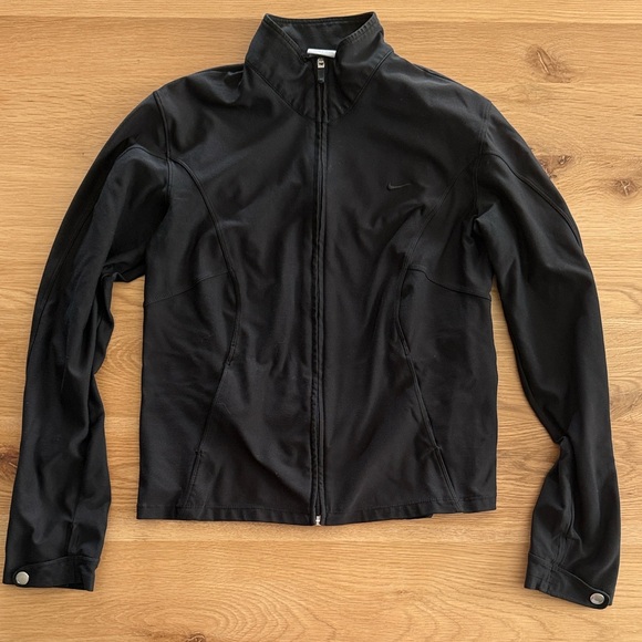 Nike Jackets & Blazers - Nike Black Lightweight Full-Zip Track Jacket